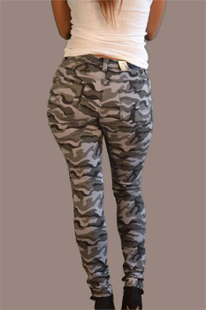 Camo Ripped Ladies Jeans (Plus Size) Camo Ripped Ladies Jeans (Plus Size)