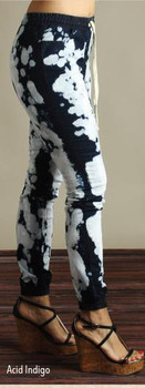Acid Washed Ladies Indigo Jogger Jeans Acid Washed Ladies Indigo Jogger Jeans