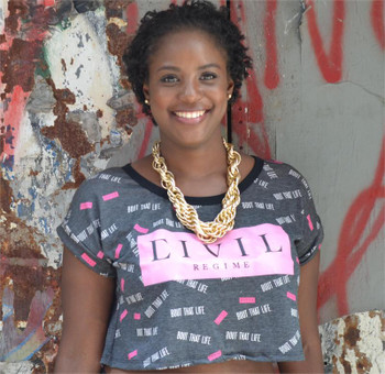 Civil Clothing Ladies Bout That Life Crop Top Civil Clothing Ladies Bout That Life Crop Top