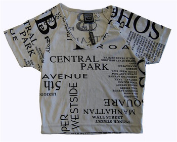 O' Sport Jeans NYC White Crop Top O' Sport Jeans NYC White Crop Top