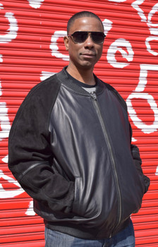 Black Leather and Suede Bomber Jacket Black Leather and Suede Bomber Jacket