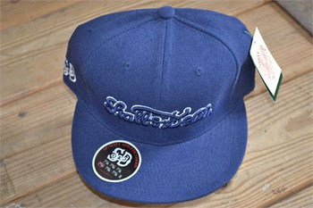 Stall and Dean Navy with White Scripture Hat Stall and Dean Navy with White Scripture Hat