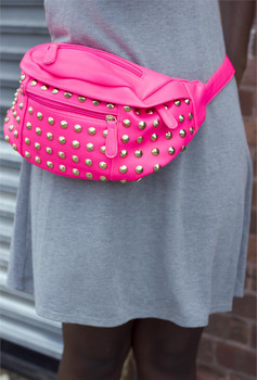 Pink Studded Waistbag Pink Studded Waistbag