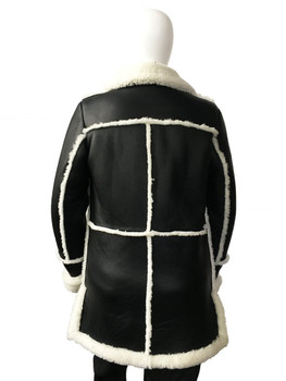 Black and White Unisex Sheepskin Black and White Unisex Sheepskin