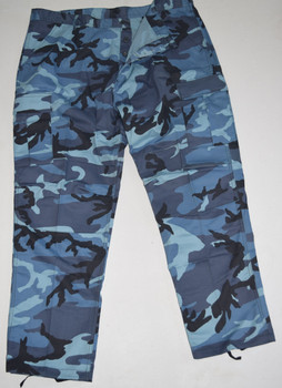 Blue Fatigue Army Cargo Pants Blue Fatigue Army Cargo Pants