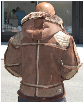 Brown Pilot Sheepskin 2 Tone Brown Pilot Sheepskin 2 Tone