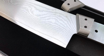 Damascus Nakiri Chef Blade, Stainless Steel Damascus Nakiri Chef Blade, Stainless Steel