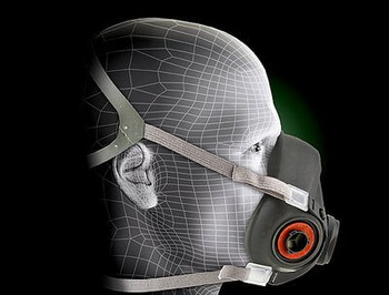 Respirator, 3M Half Face Model 6300 (Size Large) Respirator, 3M Half Face Model 6300 (Size Large)