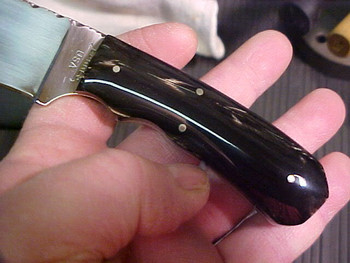 Example only: Showing a nice buffalo handle made by Barkes Knifeshop, shown on Bladeforums.com Example only: Showing a nice buffalo handle made by Barkes Knifeshop, shown on Bladeforums.com