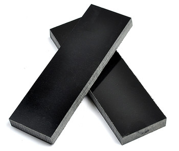 Black Canvas Micarta Handle Scales x 2 Black Canvas Micarta Handle Scales x 2
