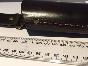 Sheath Bushcrafter 125 With Firesteel Loop, Leather Sheath Bushcrafter 125 With Firesteel Loop, Leather