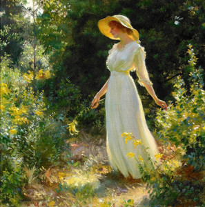 Art Prints of The South Wind or the Breezy Day by Charles Courtney Curran