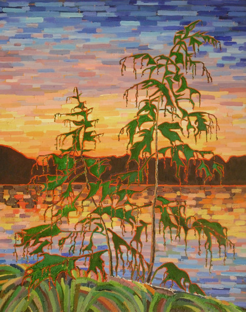 Art Prints of Sunset Lake by Tom Thomson