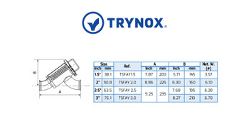 Trynox Sanitary Y-Type Filter Trynox Sanitary Y-Type Filter