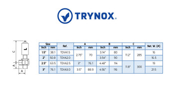 Trynox Sanitary Single Seat Divert Valve L Trynox Sanitary Single Seat Divert Valve L