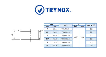 Trynox Sanitary Clamp Long Welding Ferrule Trynox Sanitary Clamp Long Welding Ferrule