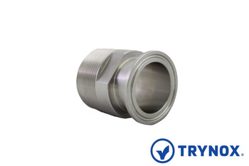 Trynox Sanitary Clamp Male NPT Adapter Trynox Sanitary Clamp Male NPT Adapter