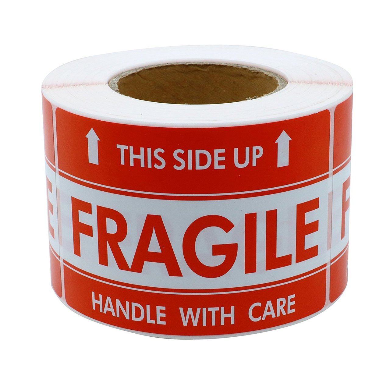 Fragile Stickers 1000 labels This Side Up 3 x 5 Inches Handling Labels (2 Rolls, 500/roll)
