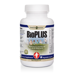 Gluten-free | Animal-free | Yeast-free
BioPlus provides a strong foundation of vitamins and minerals perfectly formulated for the whole family. Using only the right nutrients, in the most readily available forms and the amounts your body needs, to provide: Whole Body Nourishment*.
Vitamins and minerals are essential for: Immunity Support*, Energy*, Cardio Support*, Blood Sugar Support*. Gluten-free | Animal-free | Yeast-free
BioPlus provides a strong foundation of vitamins and minerals perfectly formulated for the whole family. Using only the right nutrients, in the most readily available forms and the amounts your body needs, to provide: Whole Body Nourishment*.
Vitamins and minerals are essential for: Immunity Support*, Energy*, Cardio Support*, Blood Sugar Support*.