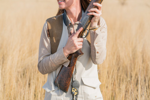 McKenna Quinn Shooting Vest in Khaki