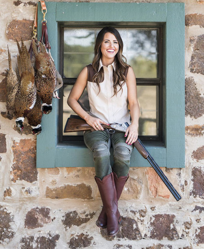 Khaki Sleeveless Shooting Shirt