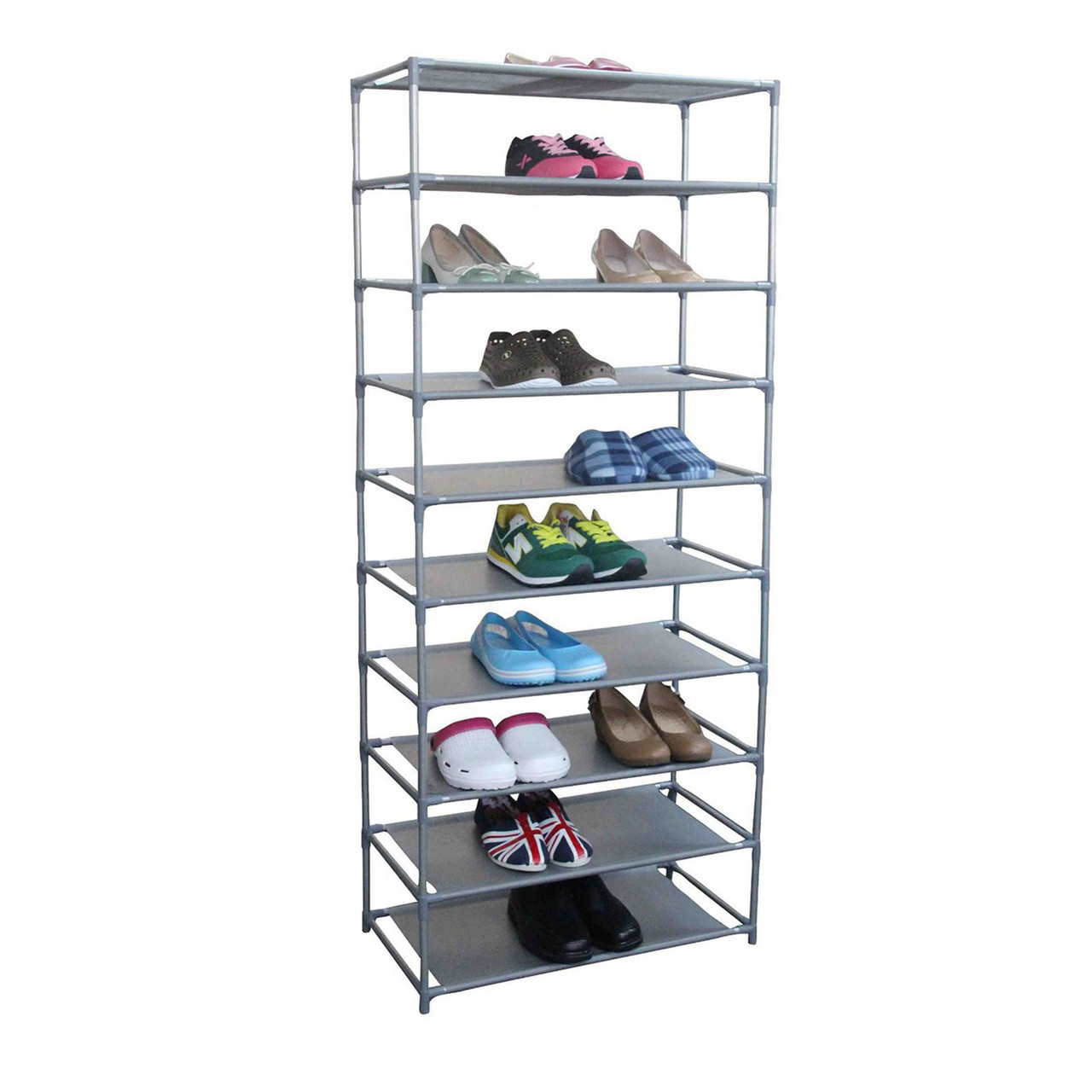 Home Basics Free Standing Shoe Rack Tier Wide Home Basics Free Standing Shoe Rack Tier Wide