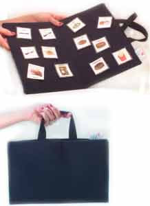 portable bi fold communication folder visual supports for autism