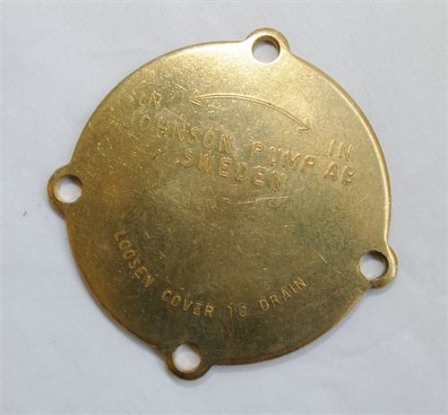 Johnson Raw Water Pump Cover Plate Johnson Raw Water Pump Cover Plate
