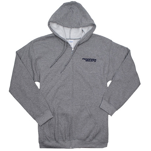 Moomba Full Zip Hoodie - Graphite Heather Moomba Full Zip Hoodie - Graphite Heather