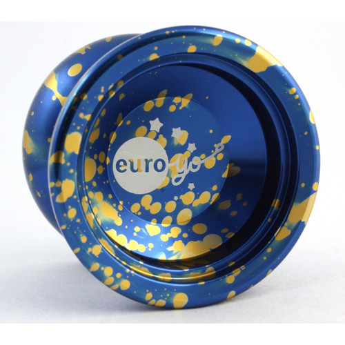 Euro-Yo Stellar Yo-Yo Blue with gold splash Euro-Yo Stellar Yo-Yo Blue with gold splash