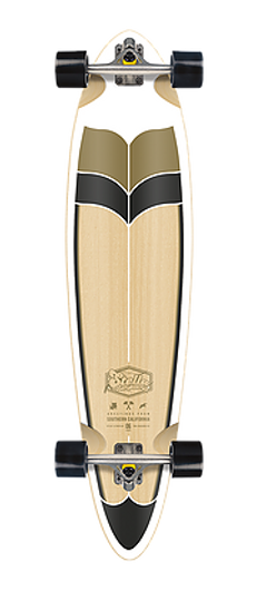 Stella 42" Pintail Quil Longboard Complete Stella 42" Pintail Quil Longboard Complete