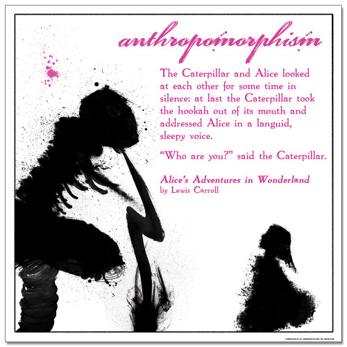 Anthropomorphism Literary Poster