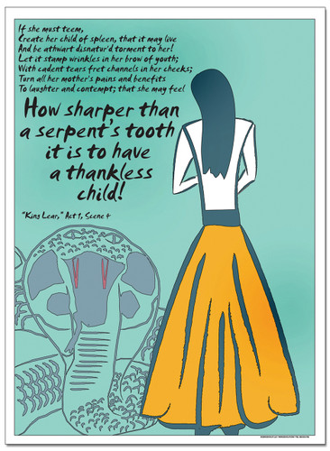 Serpent's Tooth, Lear Literary Poster
