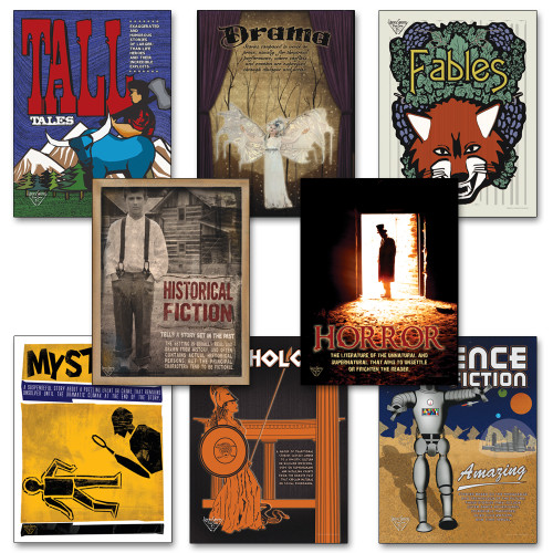 Literary Genres Poster Set