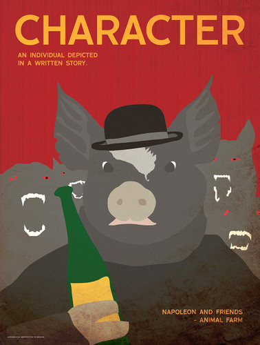 Character - Animal Farm - Literary Poster