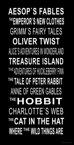 Children`s Literature Subway Sign