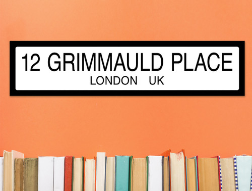 Grimmauld Place Harry Potter Literary Street Sign