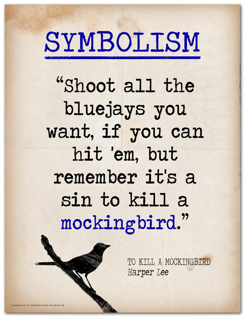 To Kill a Mockingbird Symbolism-Literary Terms - Echo-Lit