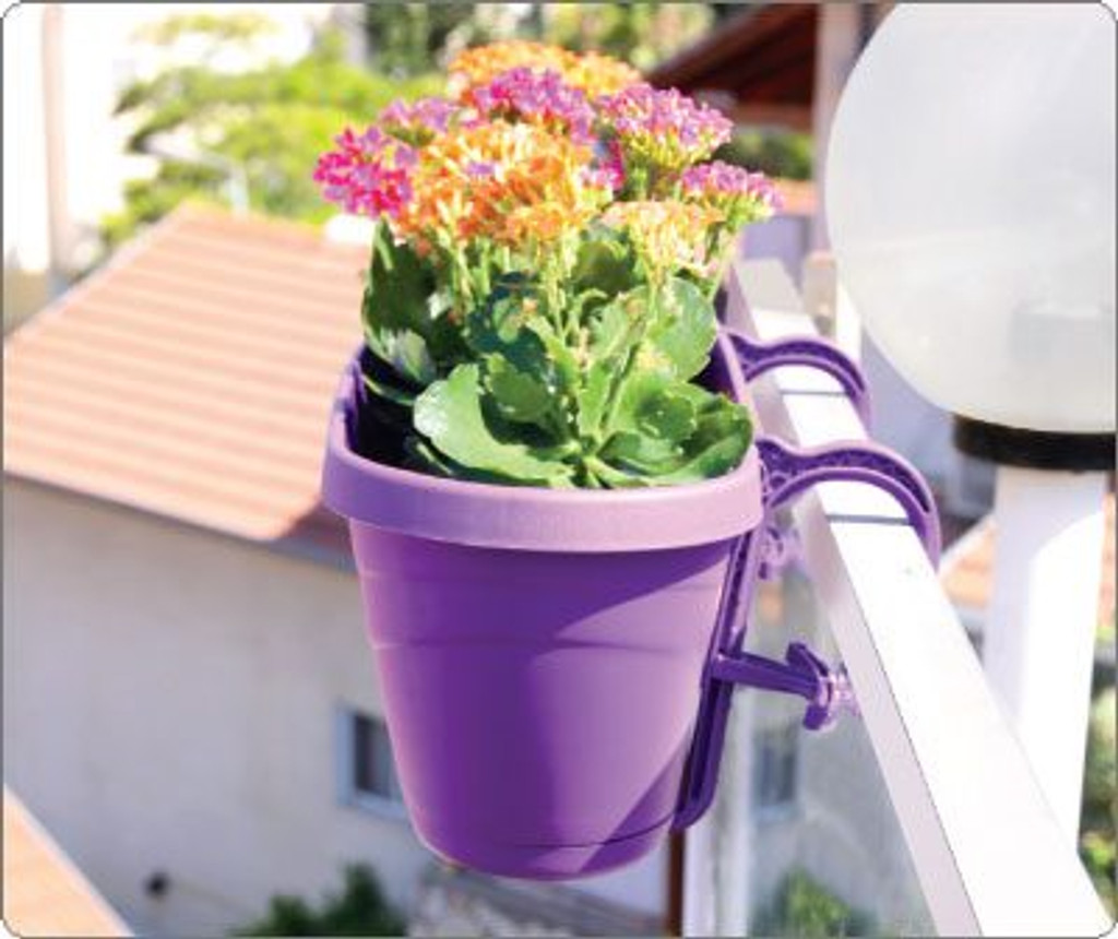 window box on railing