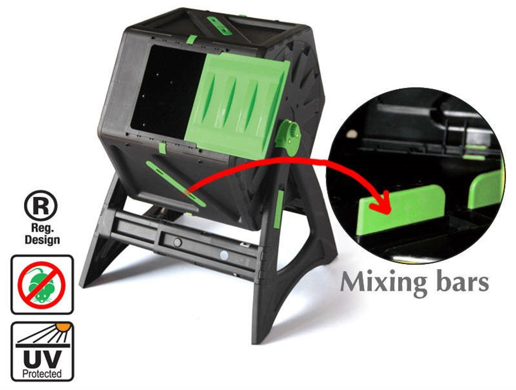 Mixing bar composter