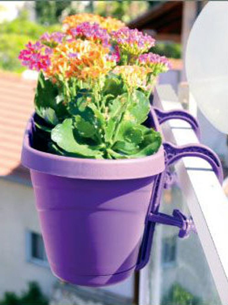 window box on railing