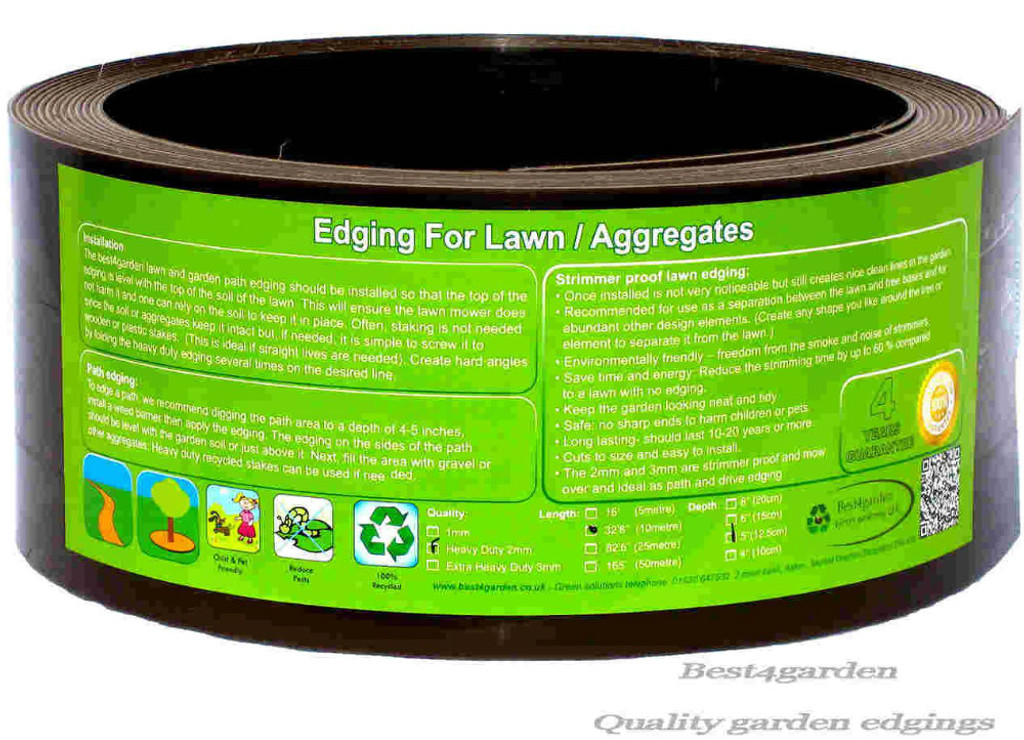Brown Lawn edging