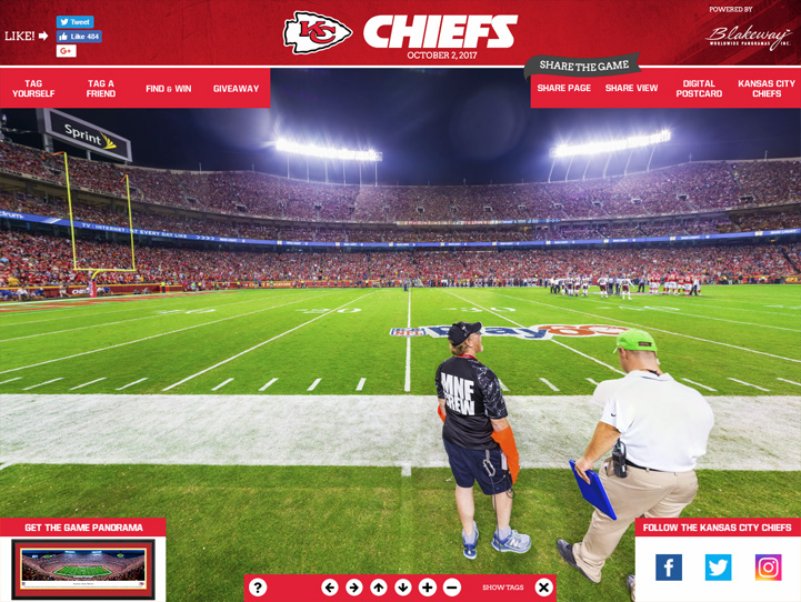 Kansas City Chiefs 360 Gigapixel Fan Photo
