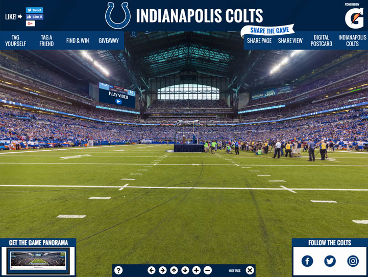 Indianapolis Colts 360 Gigapixel Fan Photo