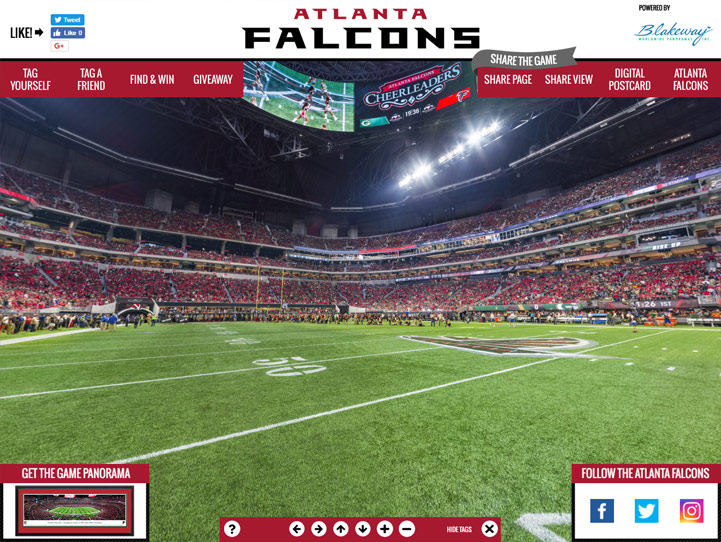 Atlanta Falcons 360 Gigapixel Fan Photo