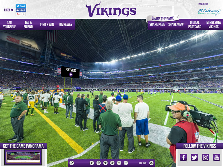 Wildman/Sportula Minnesota Vikings 3D Stadium Banner