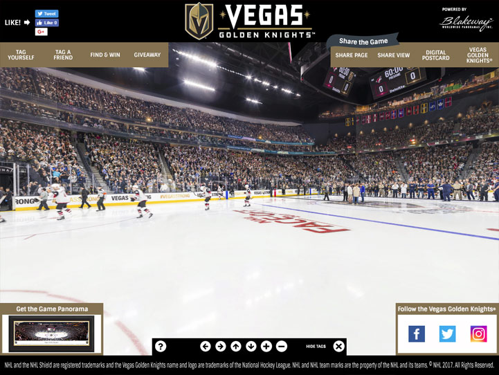 Vegas Golden Knights 360 Gigapixel Fan Photo