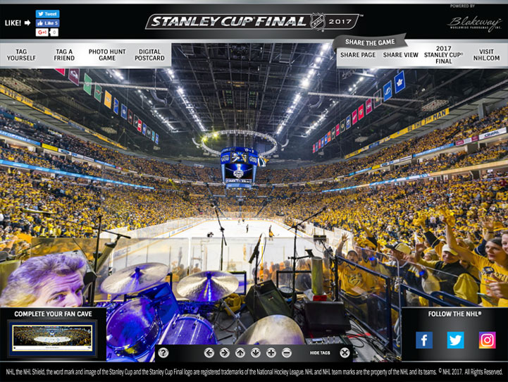 2017 NHL Stanley Cup Final 360 Gigapixel Fan Photo