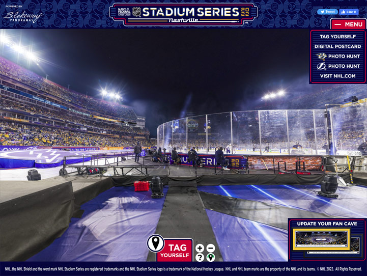 2022 NHL Stadium Series 360 Gigapixel Fan Photo