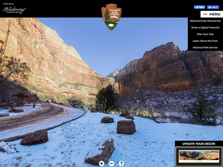 Zion National Park 360 Gigapixel Fan Photo